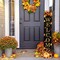 Fall Welcome Porch Sign, Pumpkin Signs for Front Porch, Maples Door Sign Yard, Vertical Wood Sign Standing for Patio Front Door Porches, Autumn Holiday Thanksgiving Home Party Decor for Wall Yard Indoor Outdoor, 47x8 inch